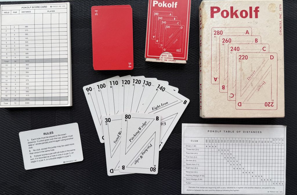 Pokolf Golf Card Game 1979