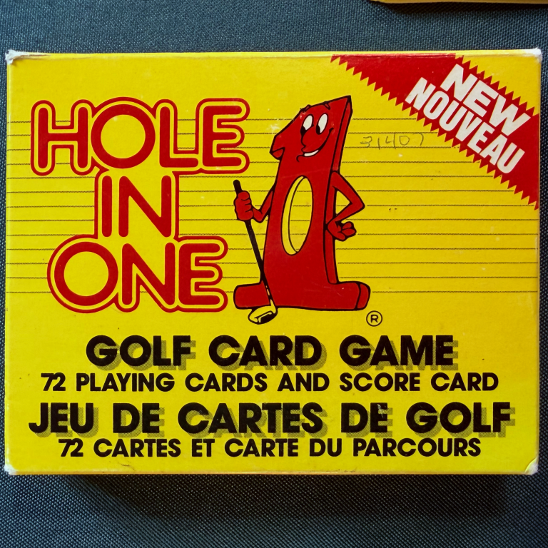 Hole In One Golf Card Game front of box