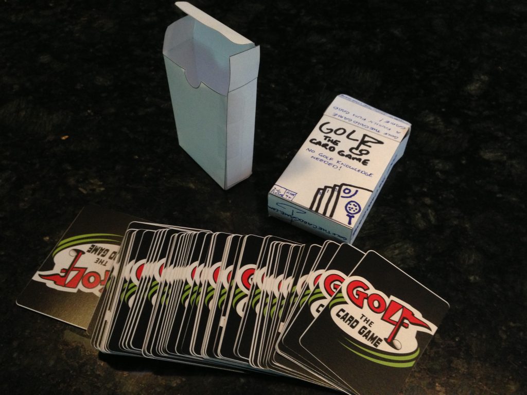 Golf the Card Game Tuck Box Concept