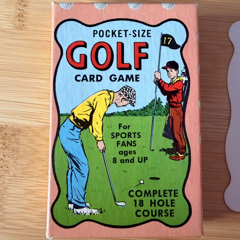 Pocket-Sized Golf Card Game a Built Rite Toy