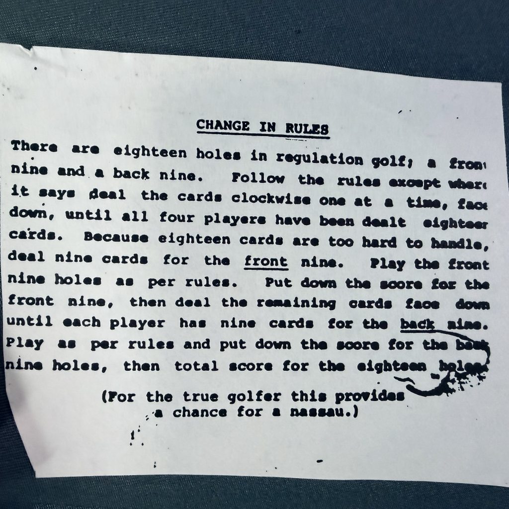 Photocopied insertinstructions