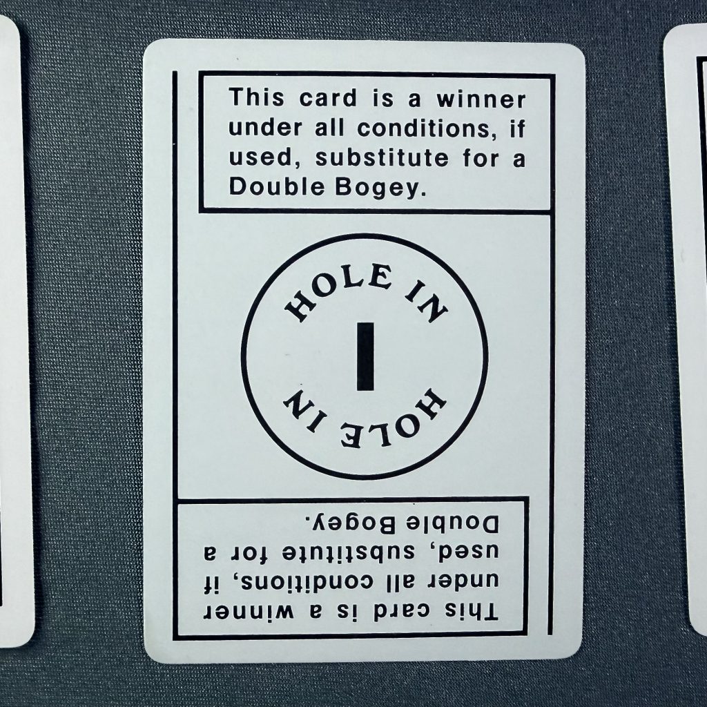 Hole in One Card