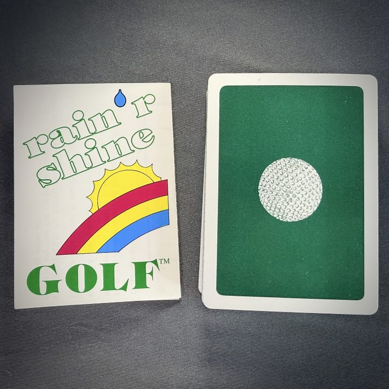 rain 'r shine Golf instructions and cards 1991