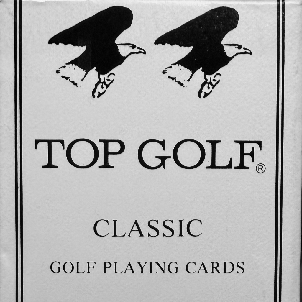 Top Golf Cards with Two Eagles on Front of the box