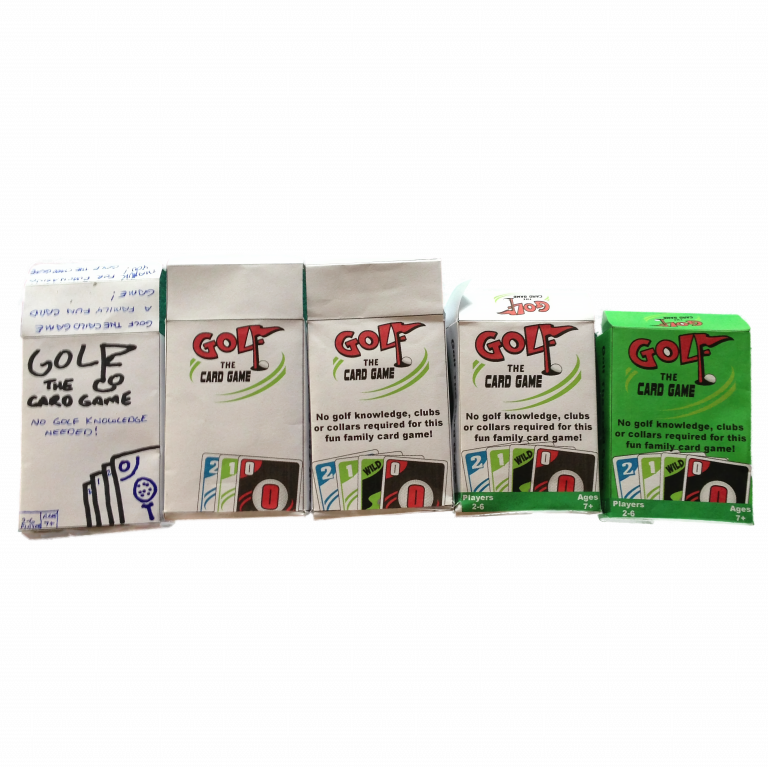 Golf the Card Game Tuck Boxes 2013