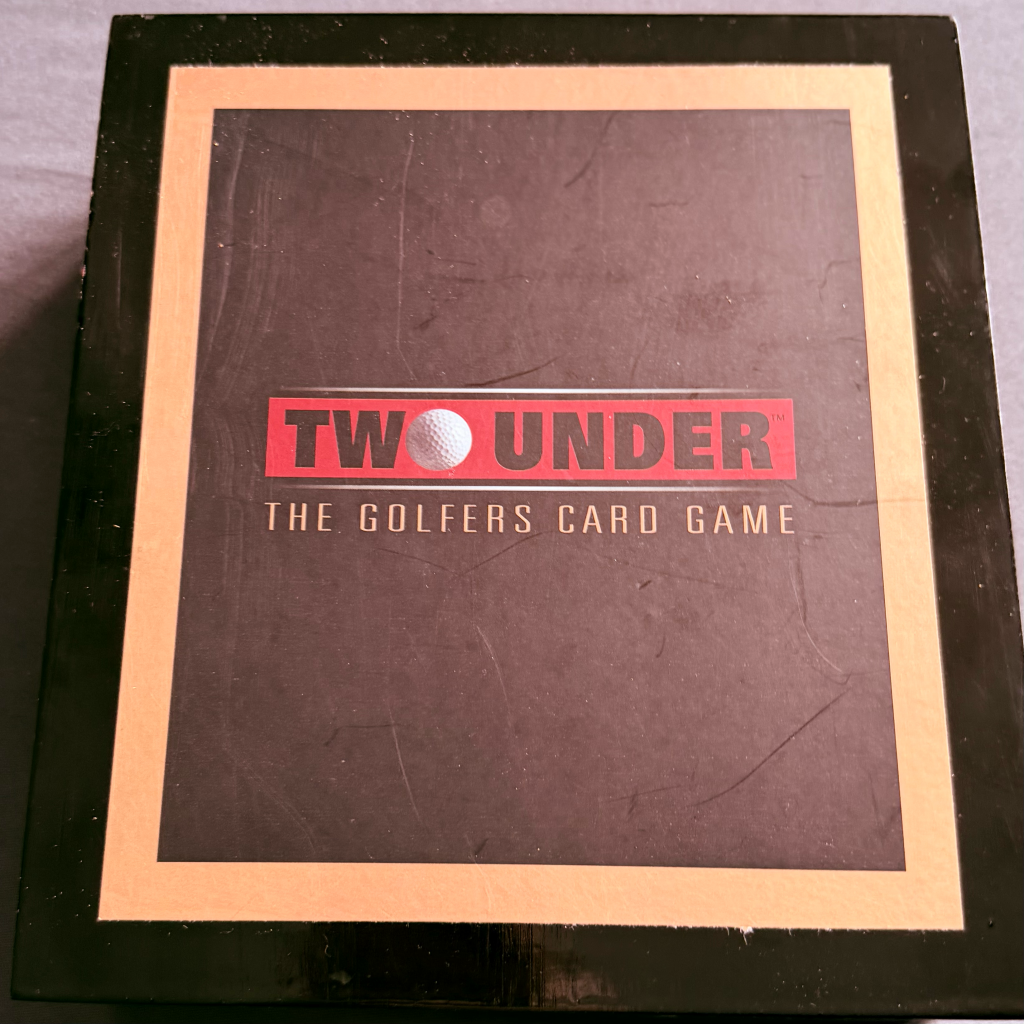 Two Under The Golfers Card Game box