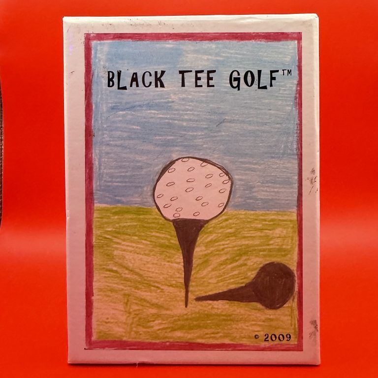 Black Tee Golf Card Game Box