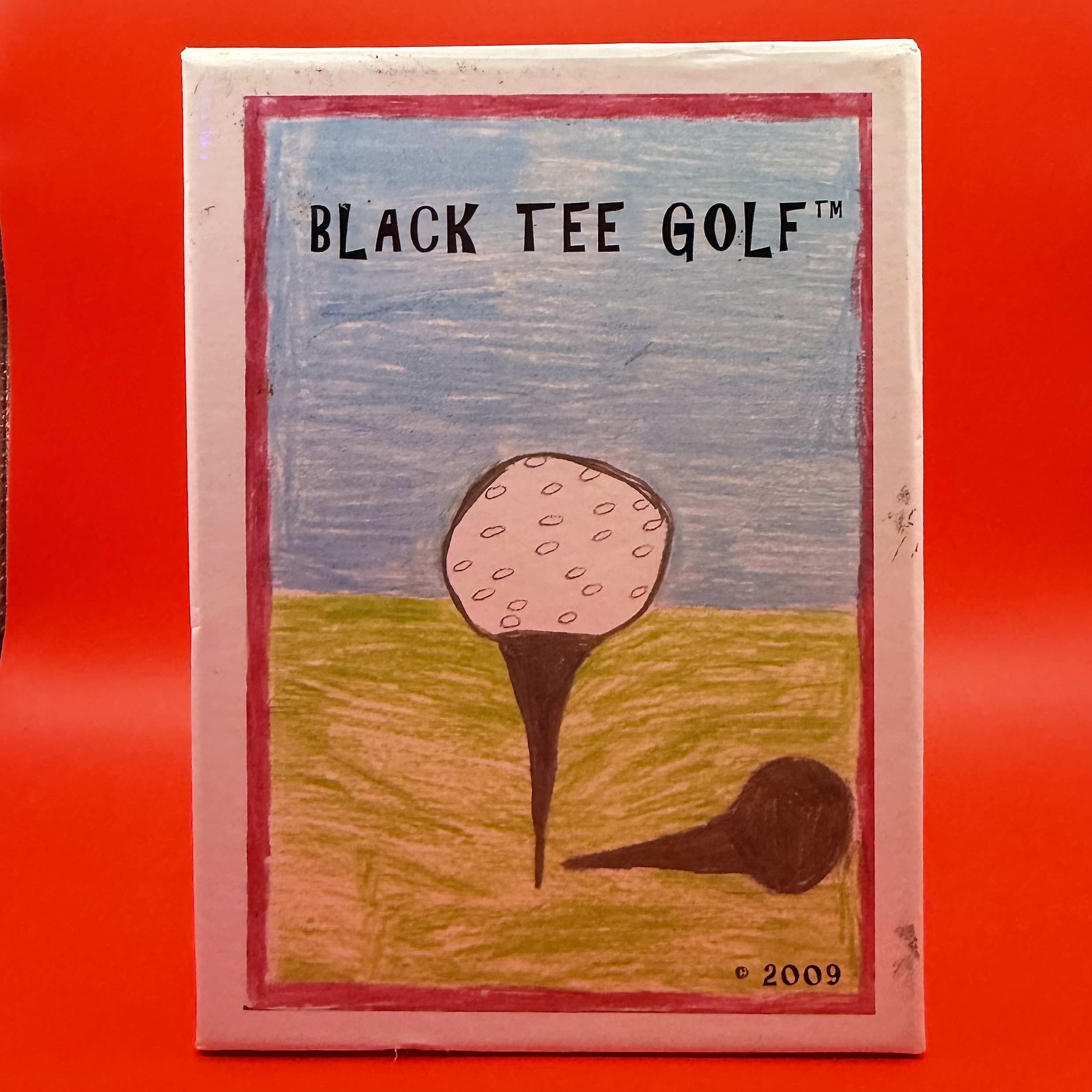 Black Tee Golf Card Game Box