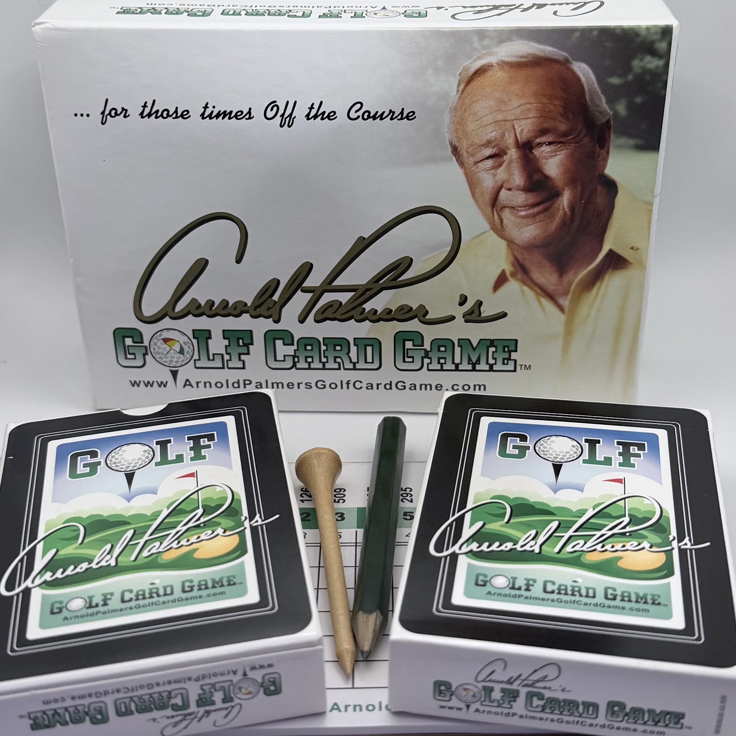 Arnold Palmer Golf Card Game Box and Cards