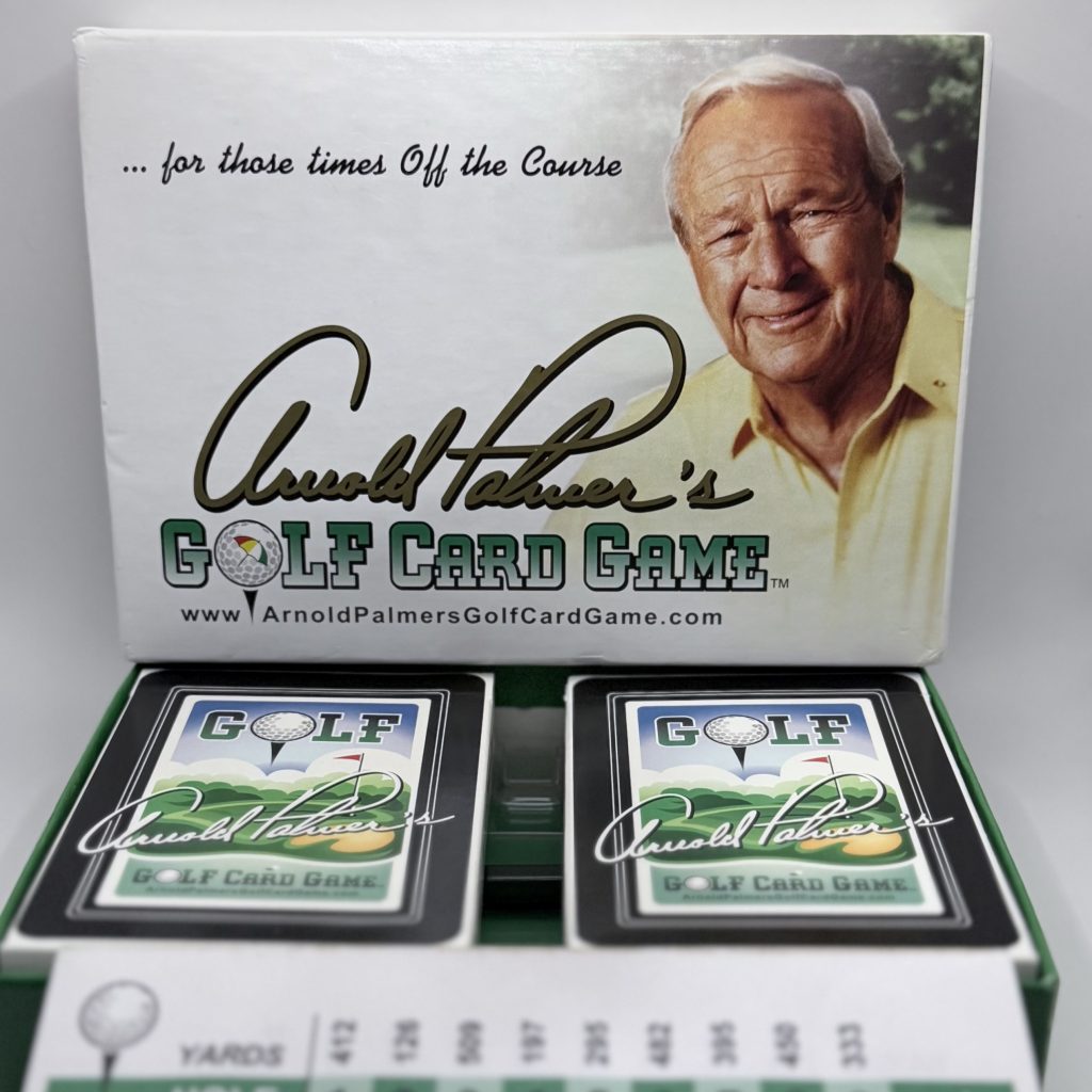Arnold Palmer Golf Card Game Box and Cards