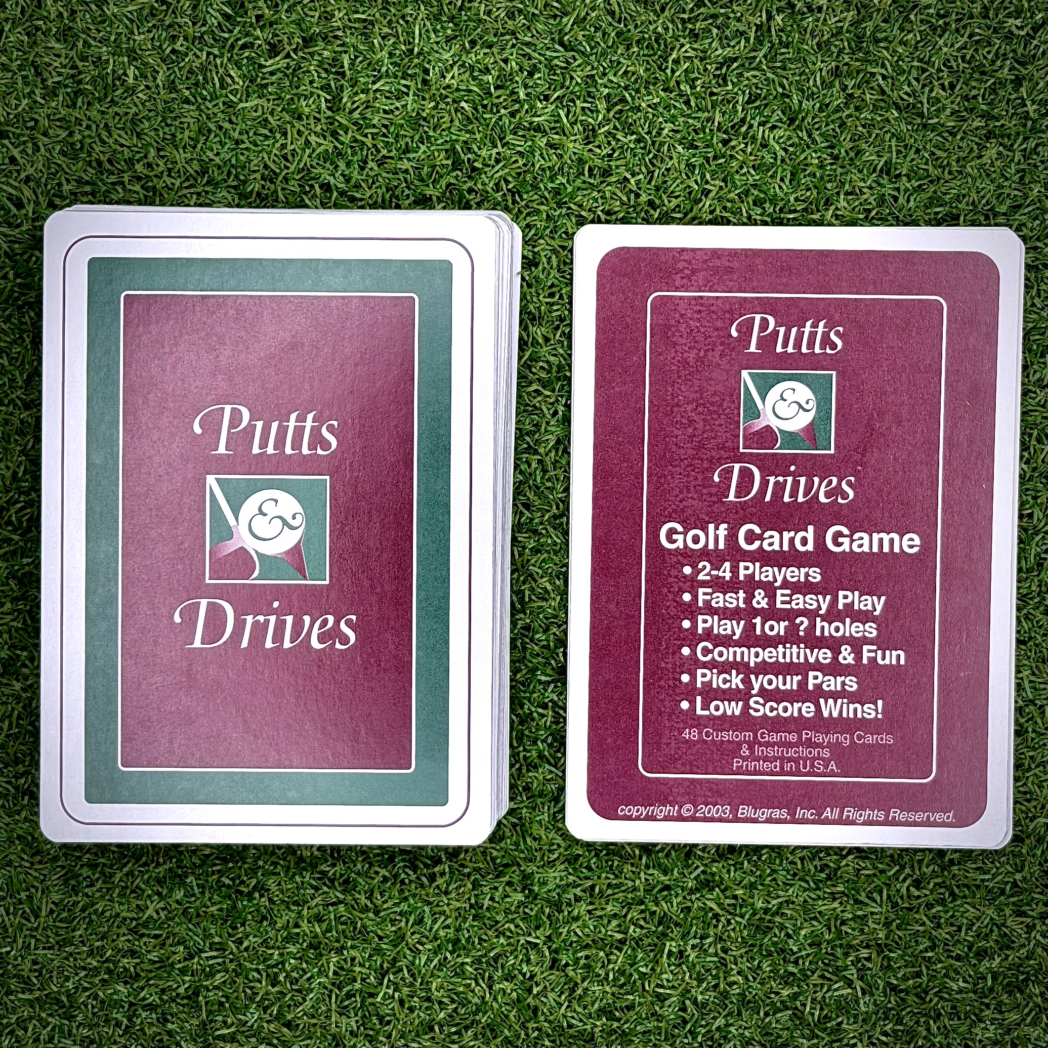 Putts and Drivers cards