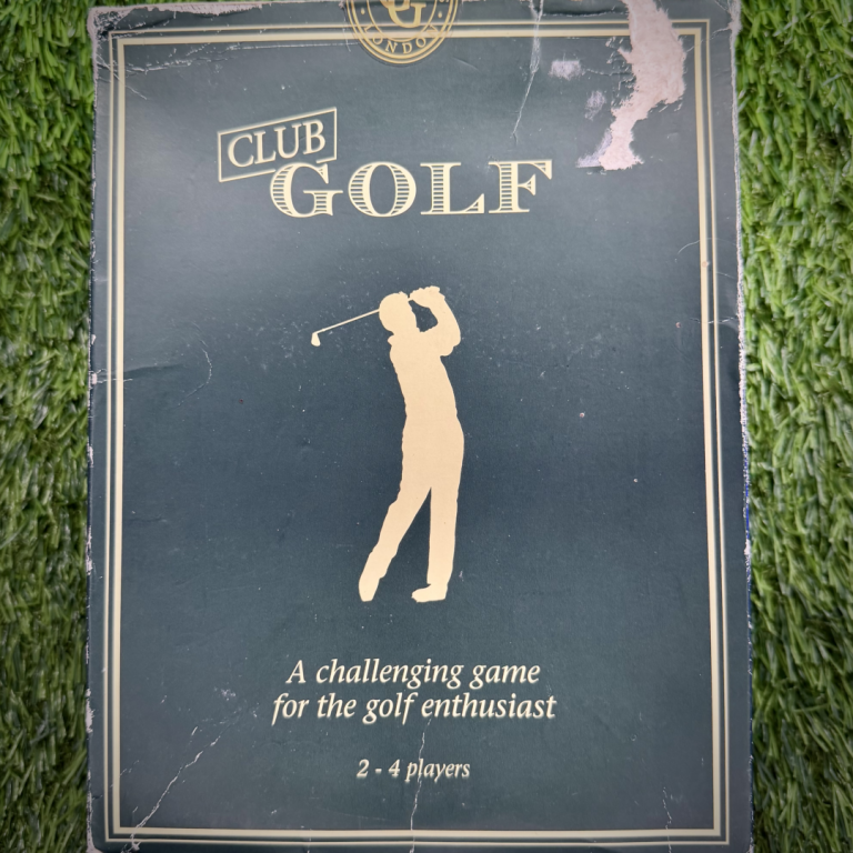 Front of Club Golf Card Game Box