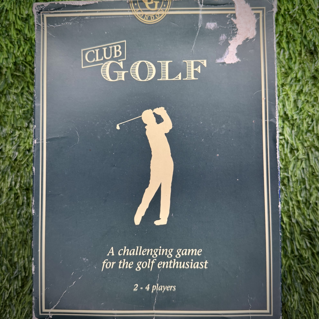 Front of Club Golf Card Game Box