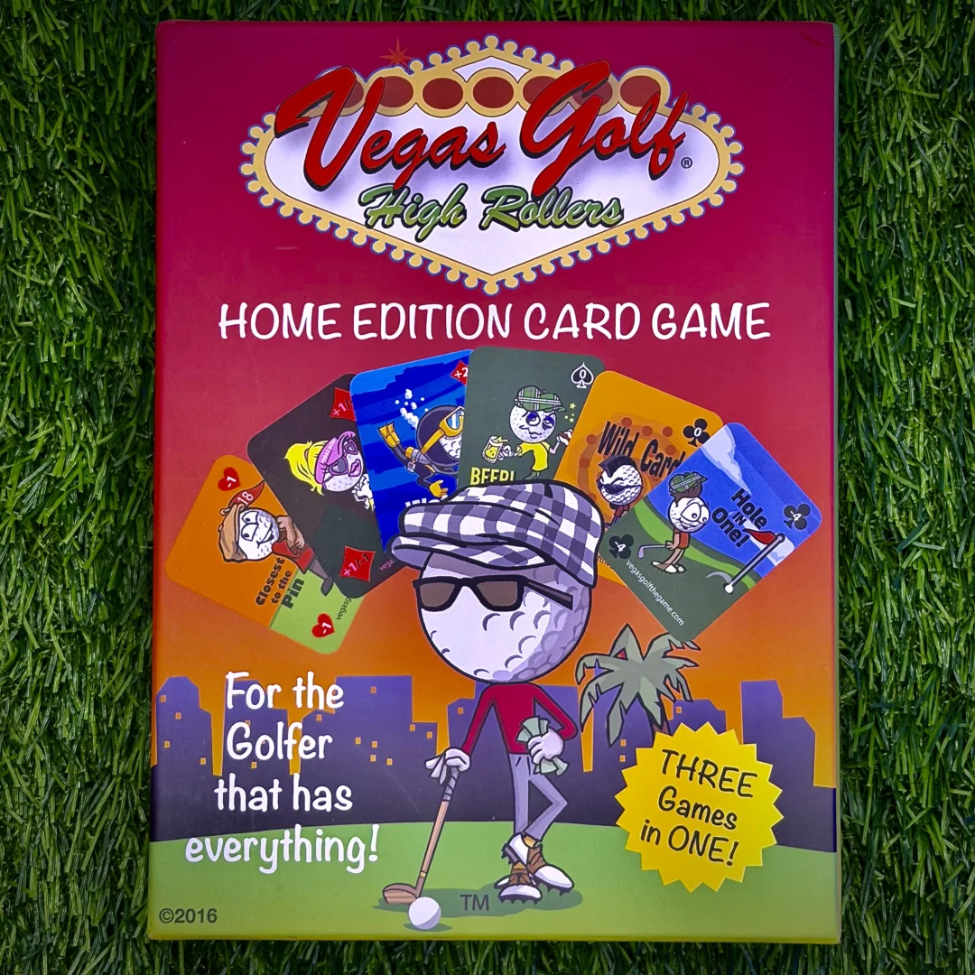 Vegas High Rollers Golf Card Game Box